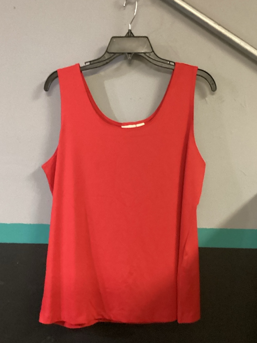 Chico's Vibrant Red Scoop Neck Tank